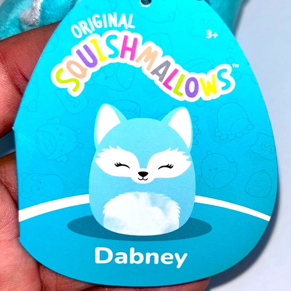 DABNEY Clip 🐺 Blue Fox Squishmallow Clip ☆》NWT《☆ - Picture 3 of 6